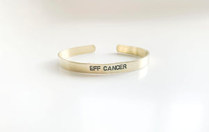 EFF CANCER, Brass Cuff