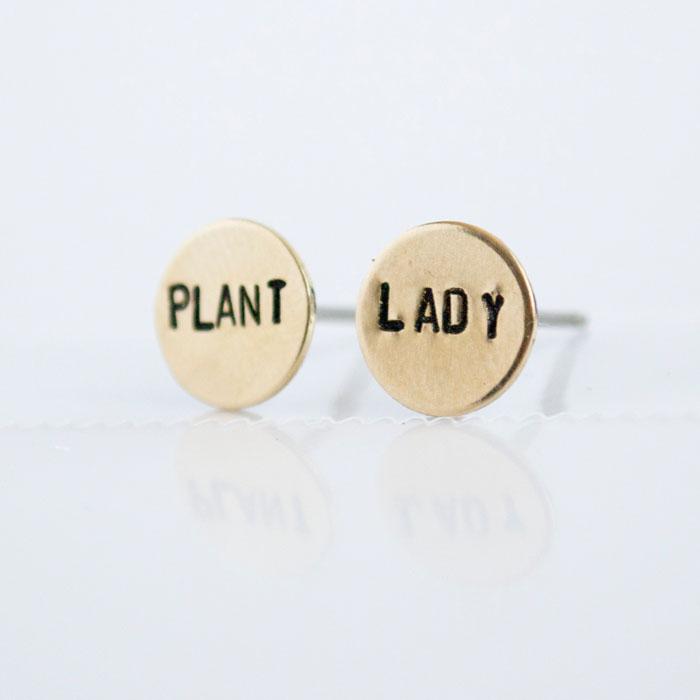 PLANT LADY Circle Earrings