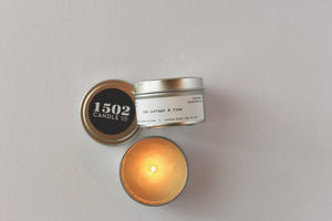 red currant & rose soy candle - 6oz travel tin
