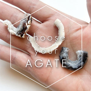 Agate Slice Necklace - Choose your Agate