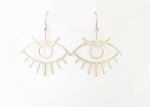 Eyes for Days Dangle Earrings in Silver **LIMITED RELEASE**