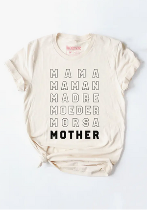Mama T-Shirt, Madre Shirt, Maman Shirt, Morsa, Moeder, Mother