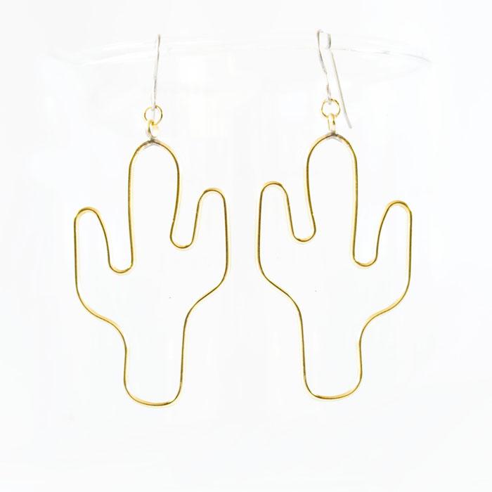 Cactus Dangle Earrings