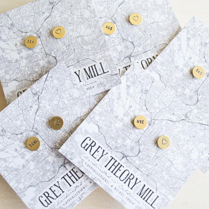 CUSTOM Airport/City Code Earrings