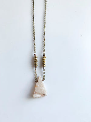 Druzy Agate Necklace, Batch #1 -- LIMITED RELEASE