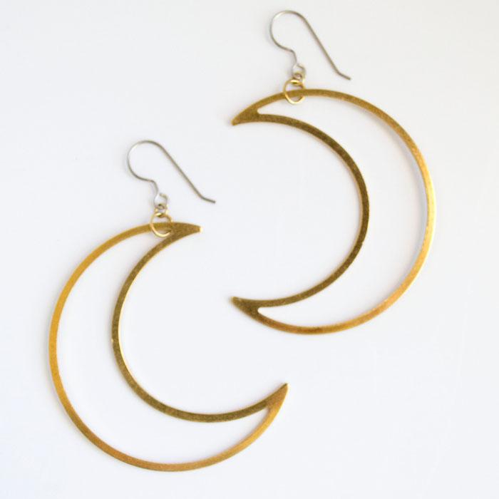 Moon Dangle Earrings