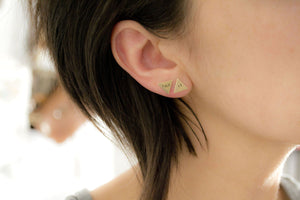 Custom Hand Stamped Earrings