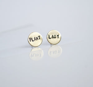 PLANT LADY Circle Earrings