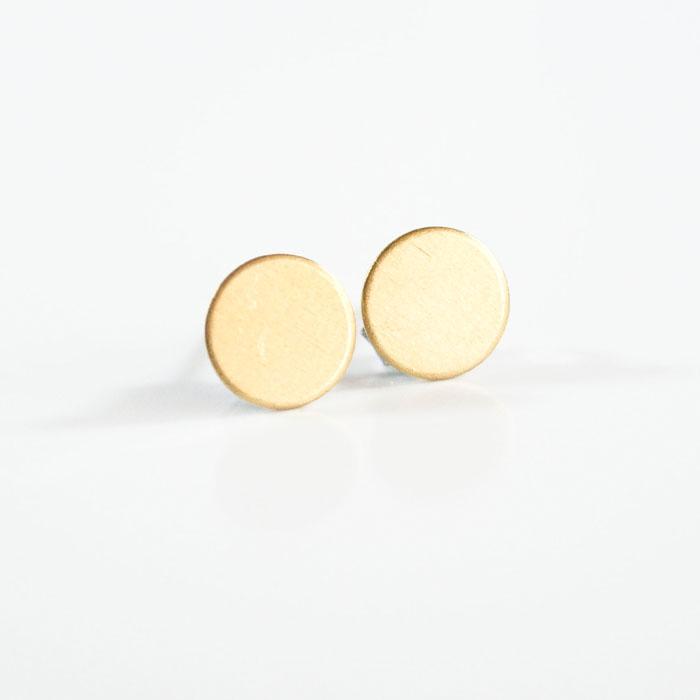 Tiny Circle Earrings