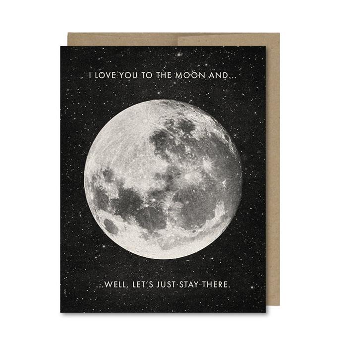 Greeting Card--To the Moon Card by: The Galek Sea