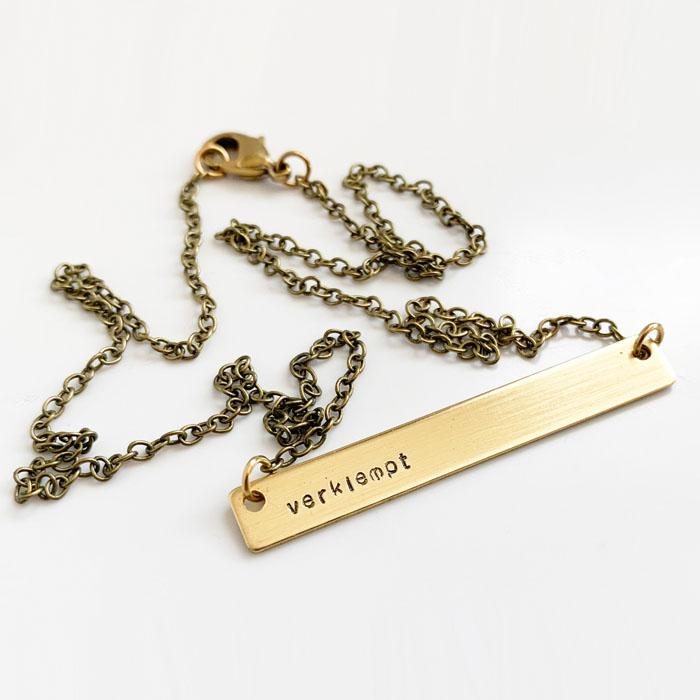 verklempt, Bar Necklace